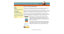 Desktop Screenshot of betweenparentandchild.com